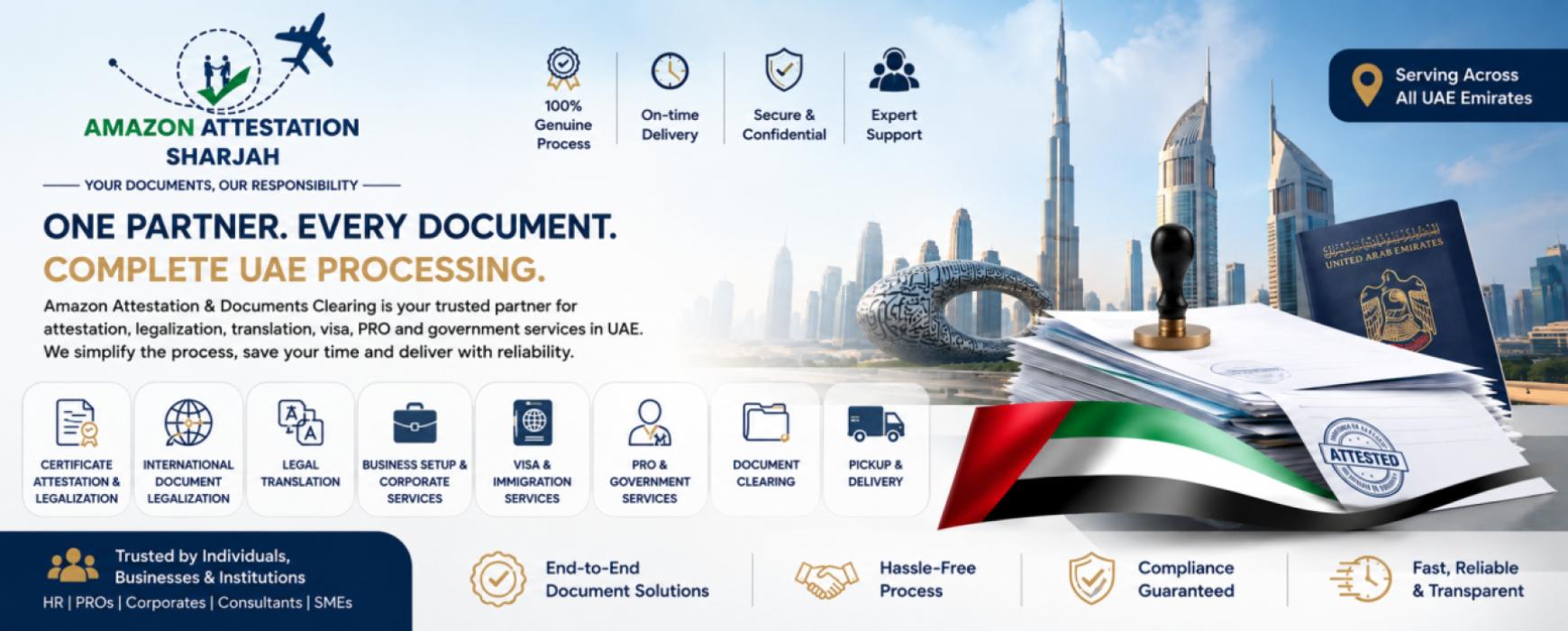 Amazon Attestation And Documents Clearing in Sharjah - office photo | Ratetik